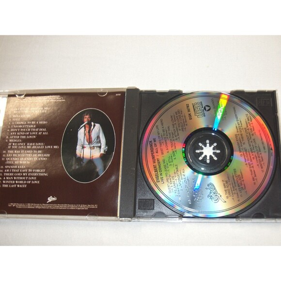 Engelbert Humperdinck Live in Concert and All Of Me Double Album Epic CD - Picture 2 of 3
